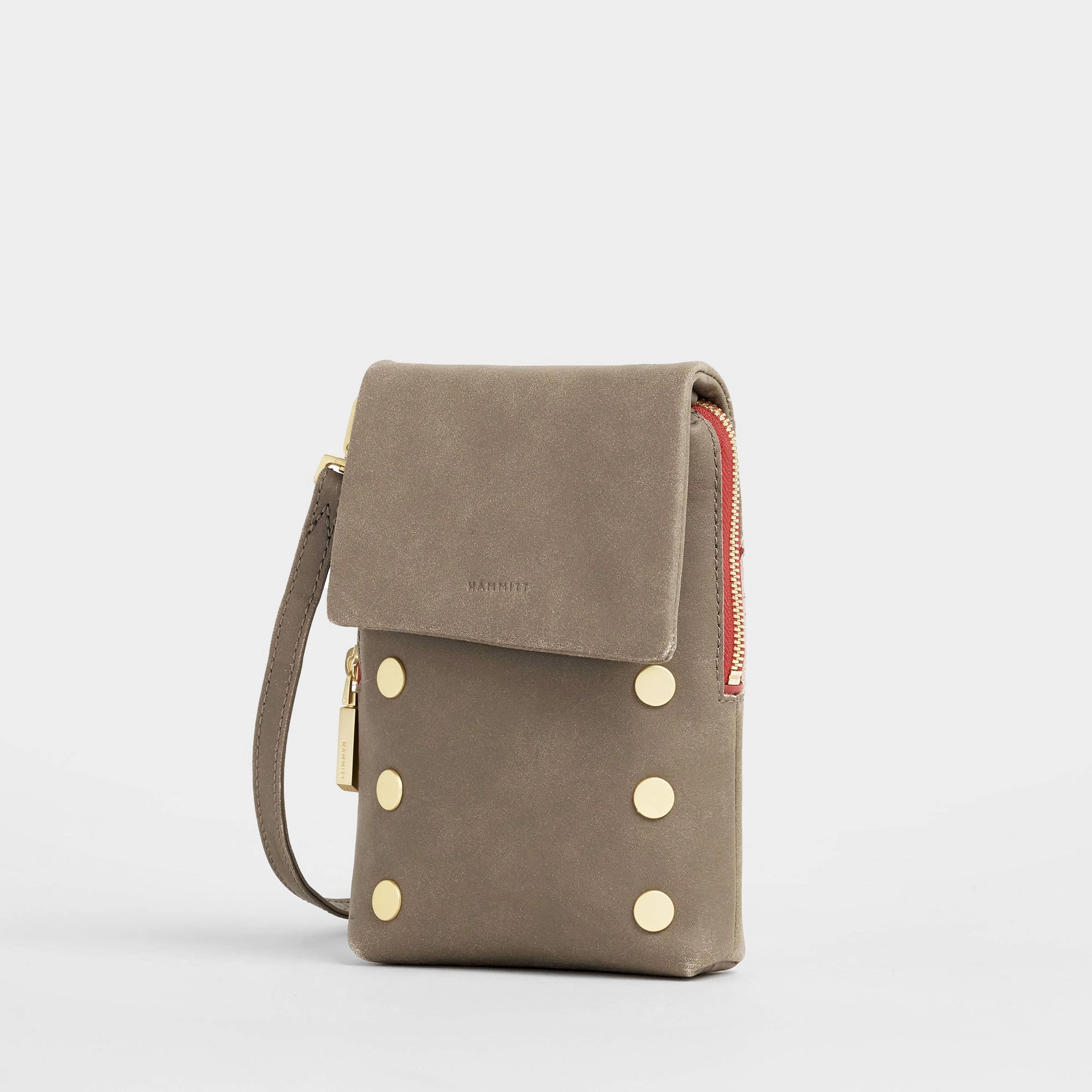 VIP Mobile | Pewter/Brushed Gold Red Zip