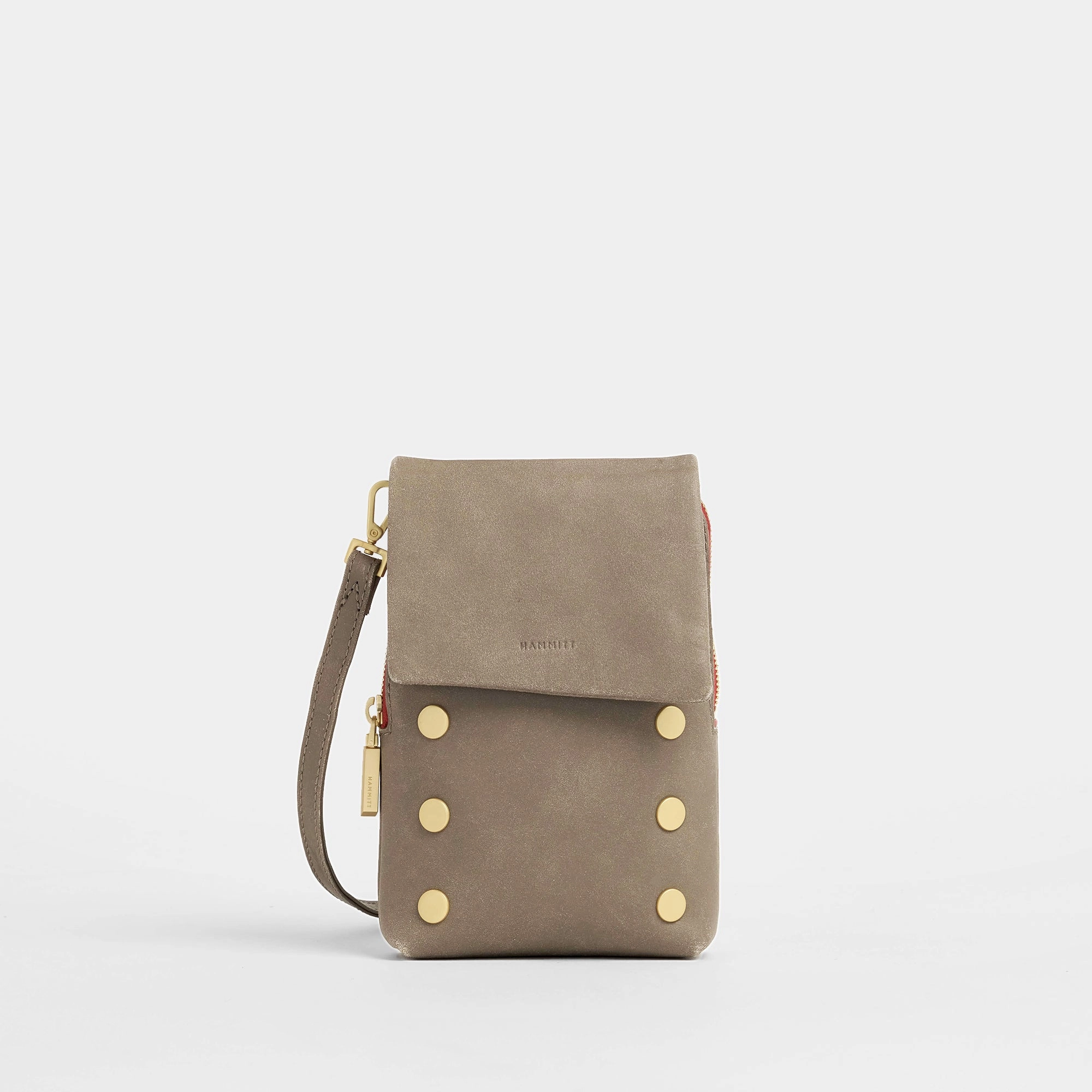VIP Mobile | Pewter/Brushed Gold Red Zip