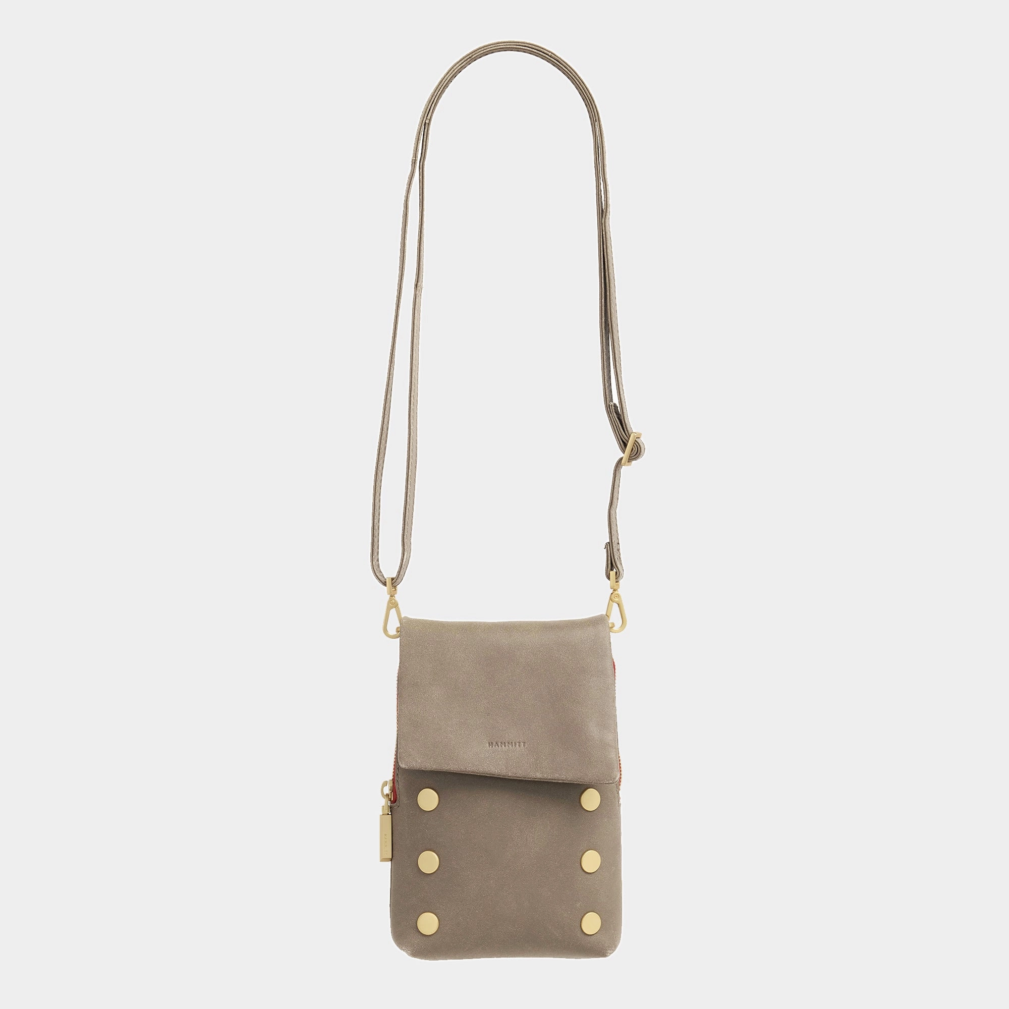 VIP Mobile | Pewter/Brushed Gold Red Zip