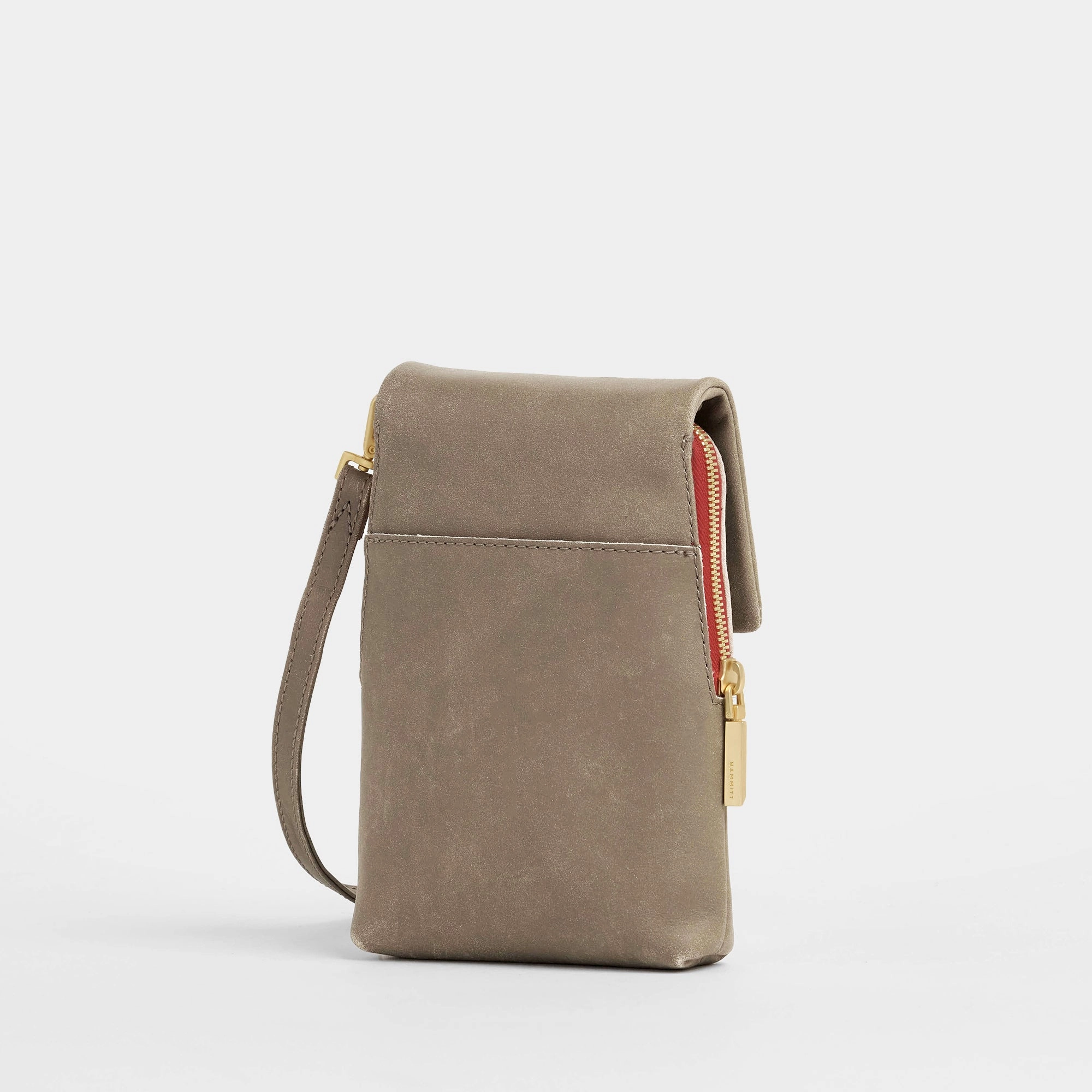 VIP Mobile | Pewter/Brushed Gold Red Zip