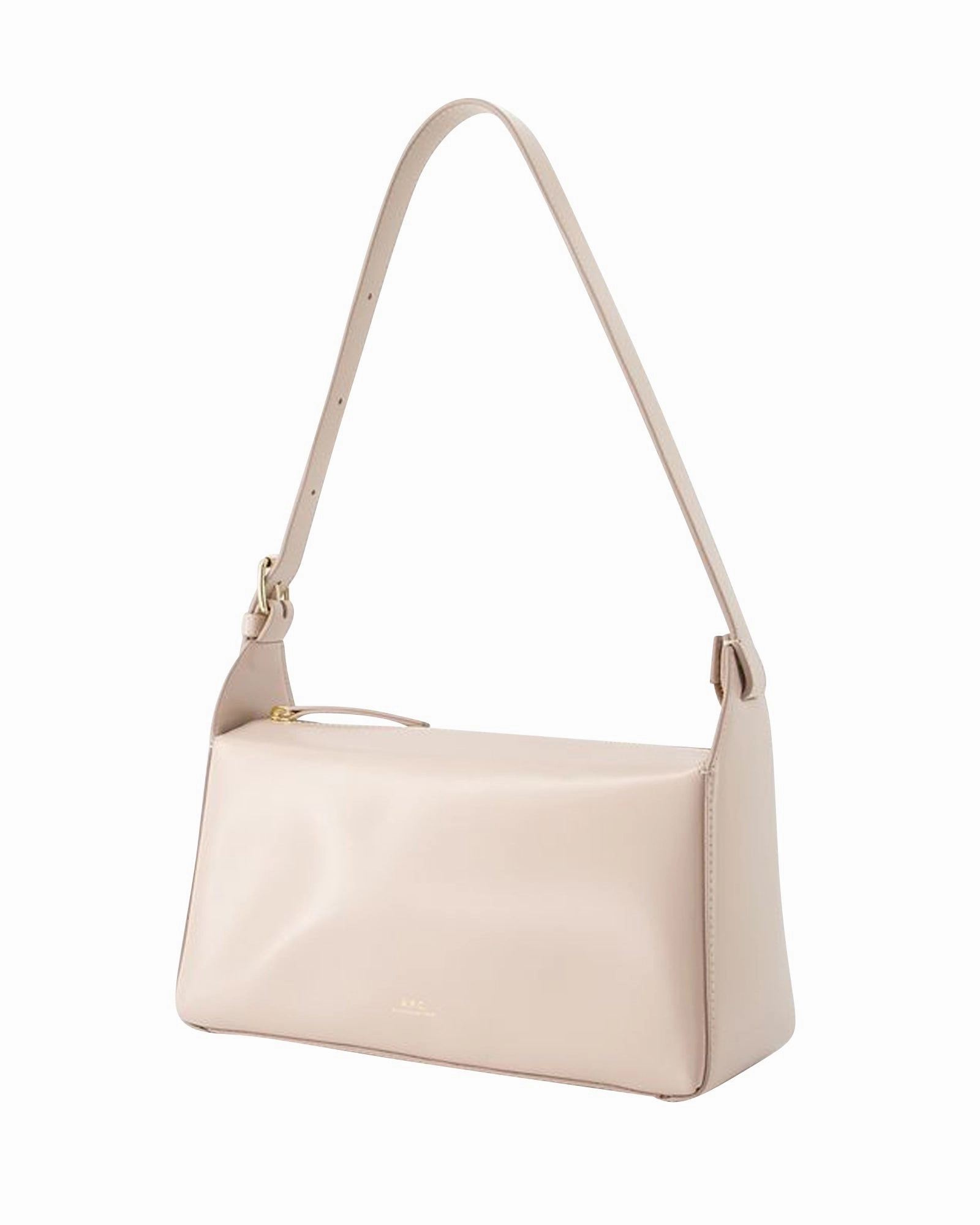 Virginie Baguette Bag - A.P.C. - Leather - Moon Grey