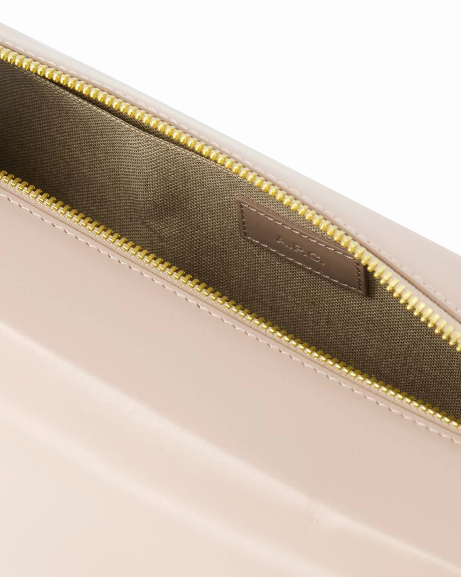 Virginie Baguette Bag - A.P.C. - Leather - Moon Grey