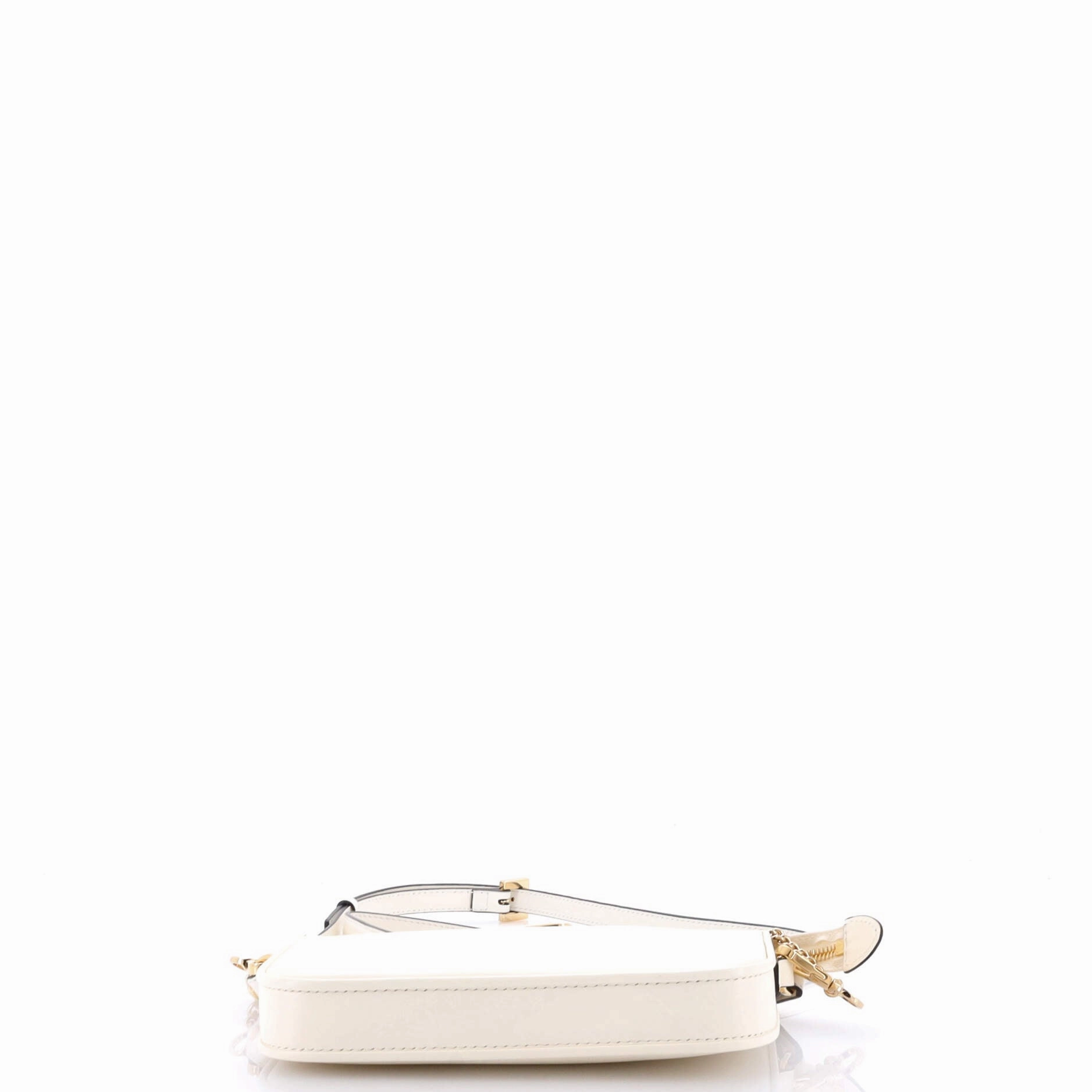VLogo Zip Around Chain Crossbody Bag Leather