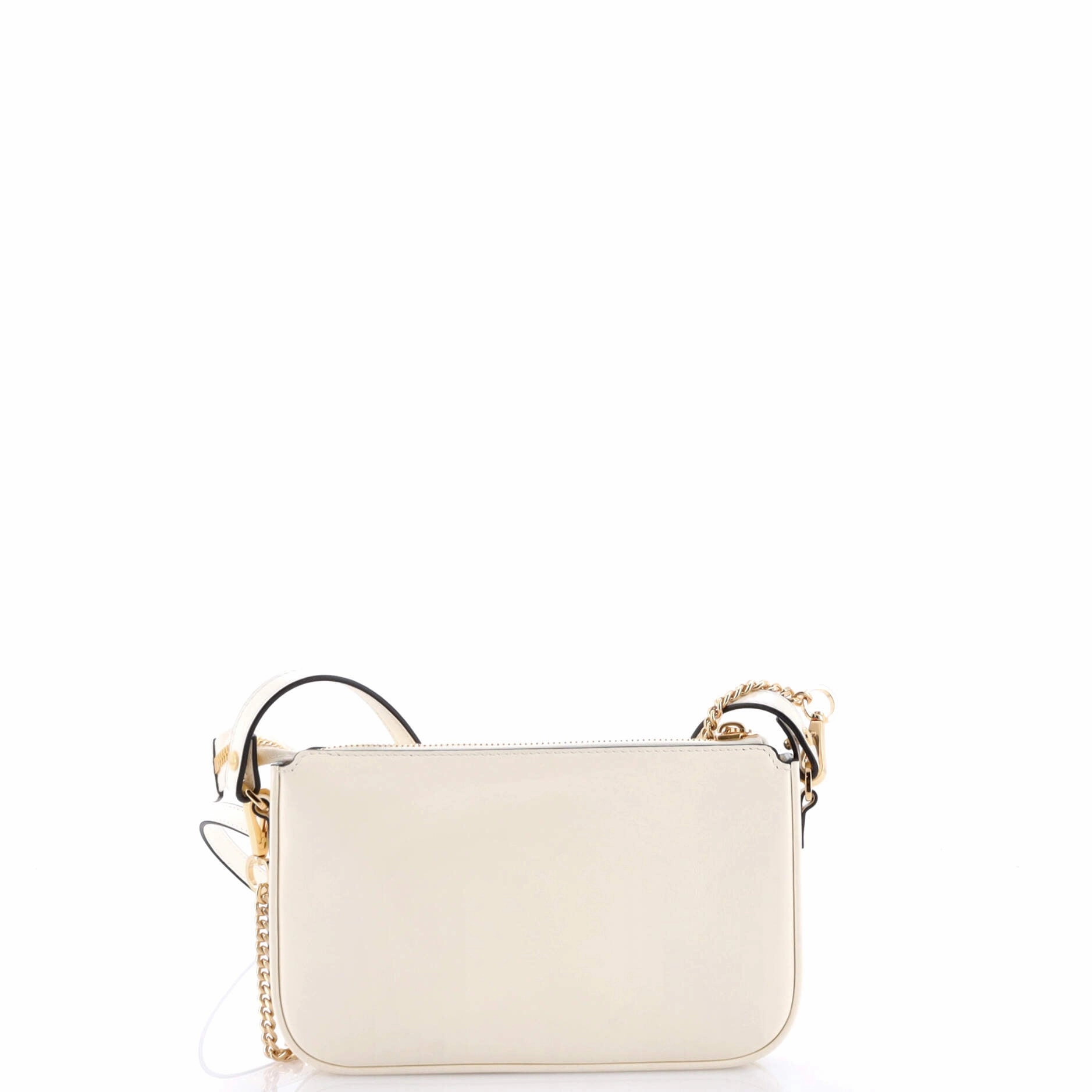 VLogo Zip Around Chain Crossbody Bag Leather
