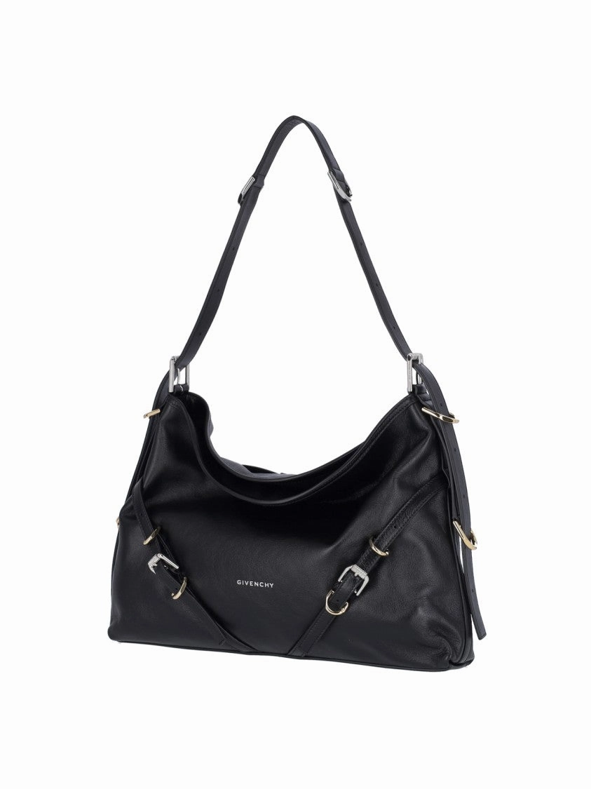 Voyou" Medium Crossbody Bag  Black