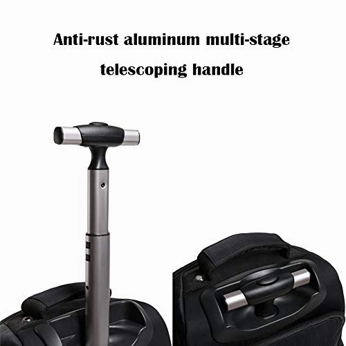 Weishengda 19 Inches Waterproof Wheeled Rolling Backpack For Men And Women Business Laptop Travel