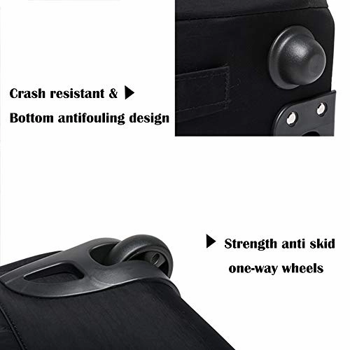 Weishengda 19 Inches Waterproof Wheeled Rolling Backpack For Men And Women Business Laptop Travel