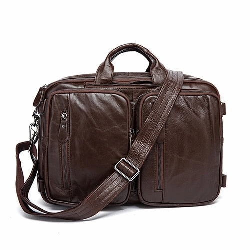 Westal Men'S Briefcase Tote Men Messenger Bag Travel Laptop Bag For Men Document Business Leather