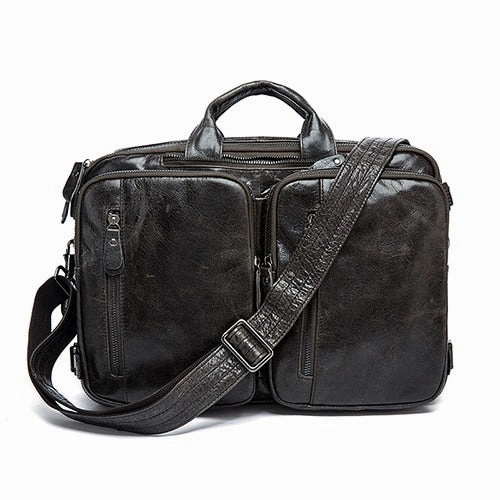Westal Men'S Briefcase Tote Men Messenger Bag Travel Laptop Bag For Men Document Business Leather