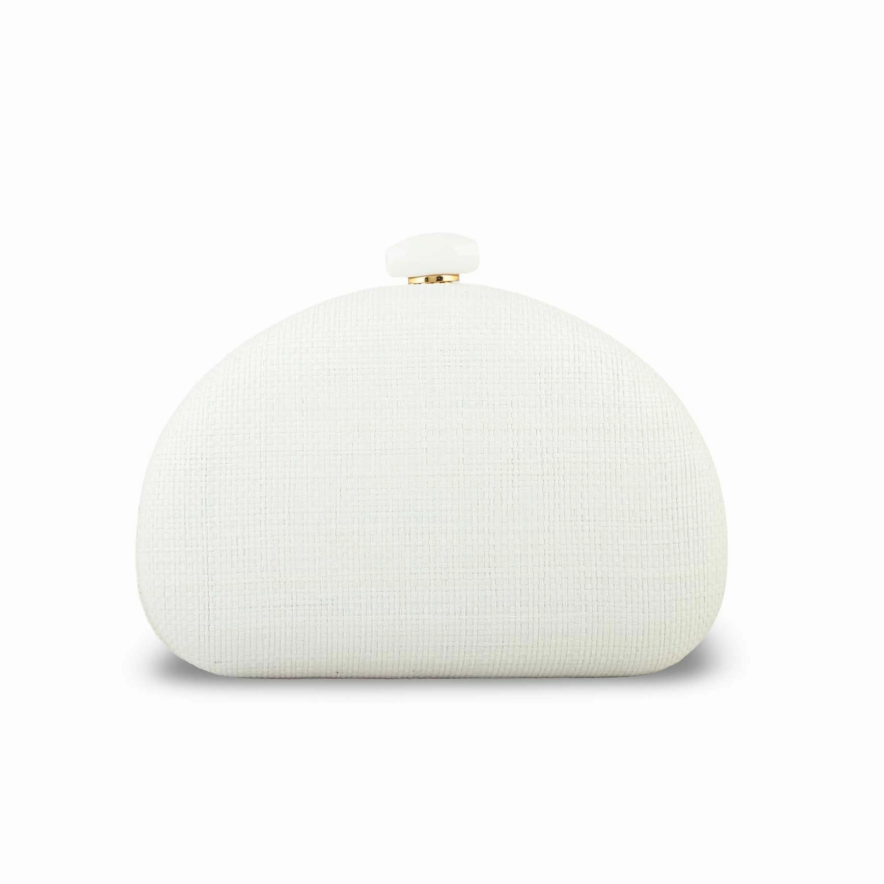 White Women Fancy Clutch P24388