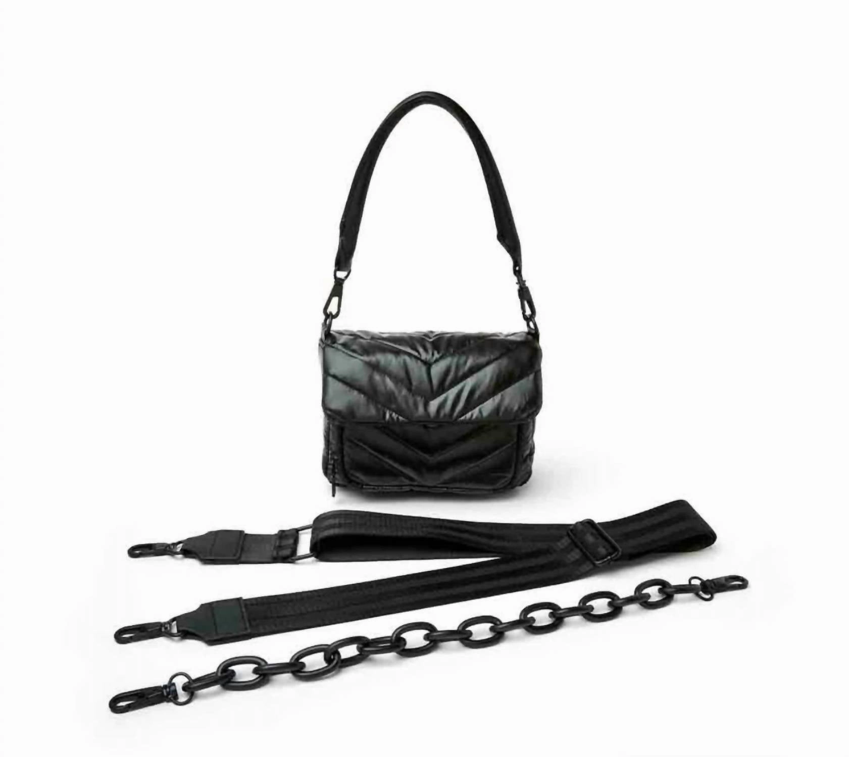 Women Mini Muse Handbag In Pearl Black