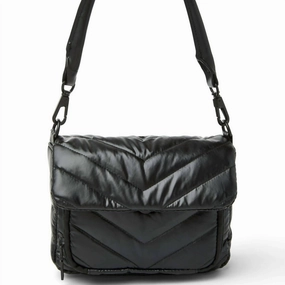 Women Mini Muse Handbag In Pearl Black