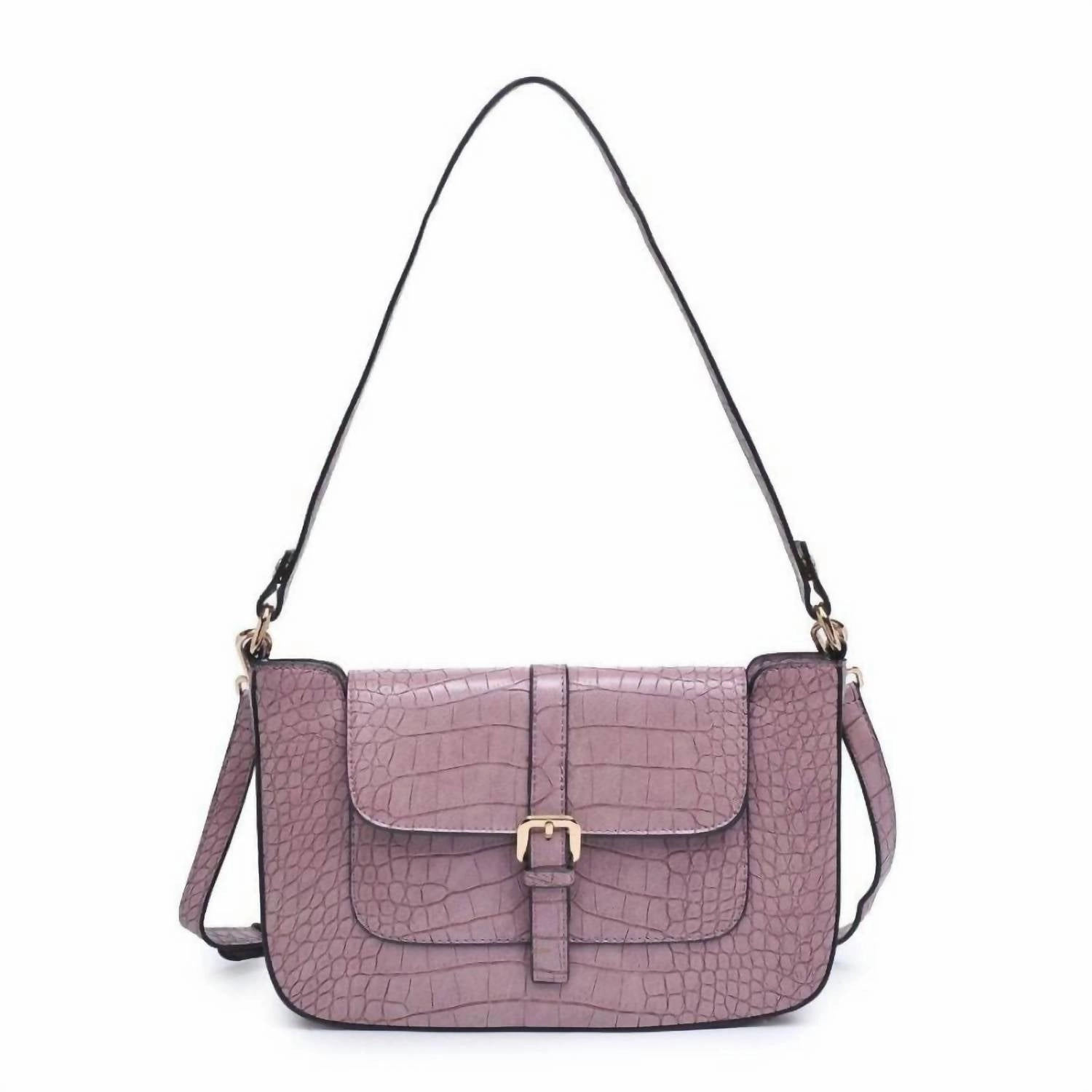 Women's Adwen Croc Crossbody Bag In Mauve