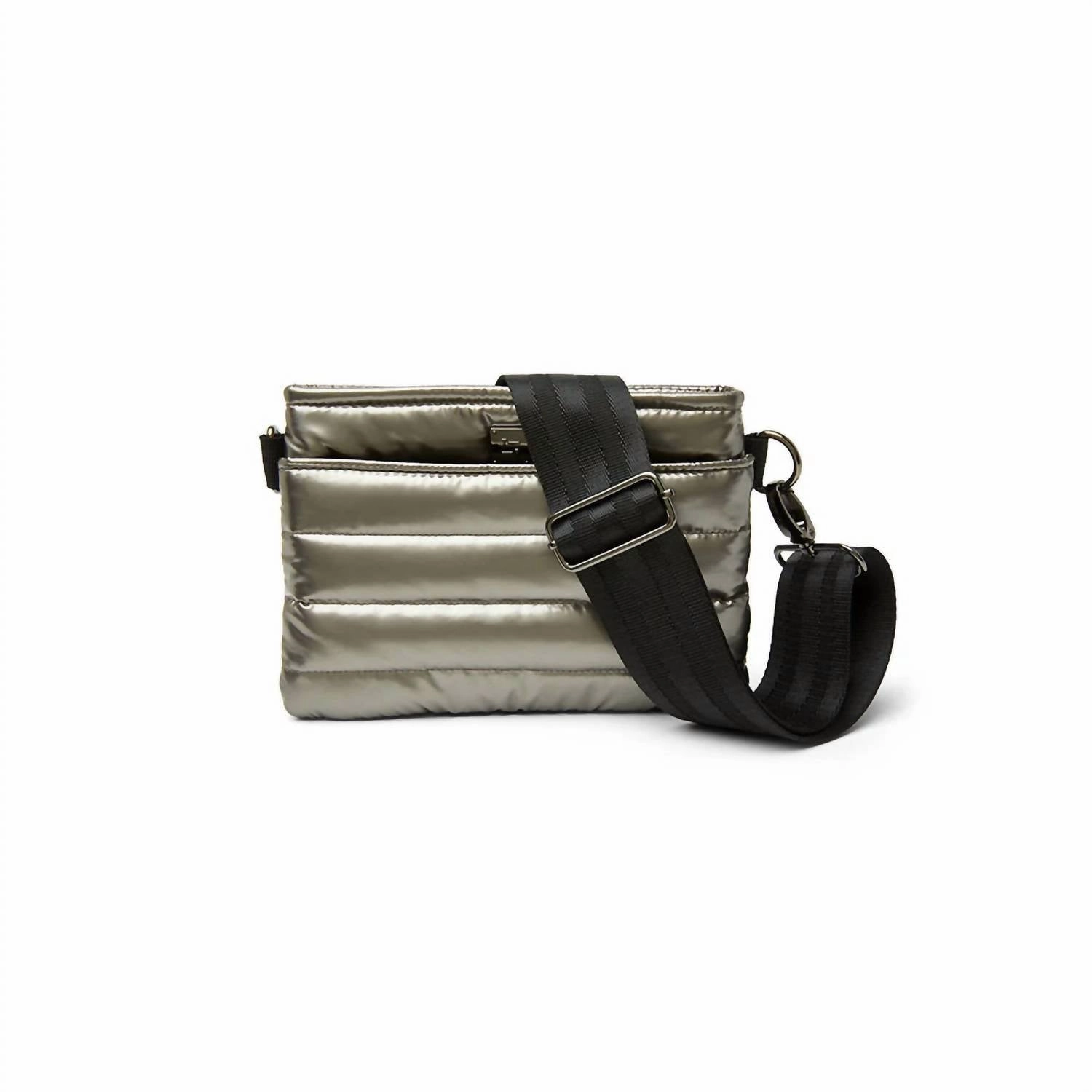 Women's Bum Bag/ Crossbody Bag In Steel Volterra