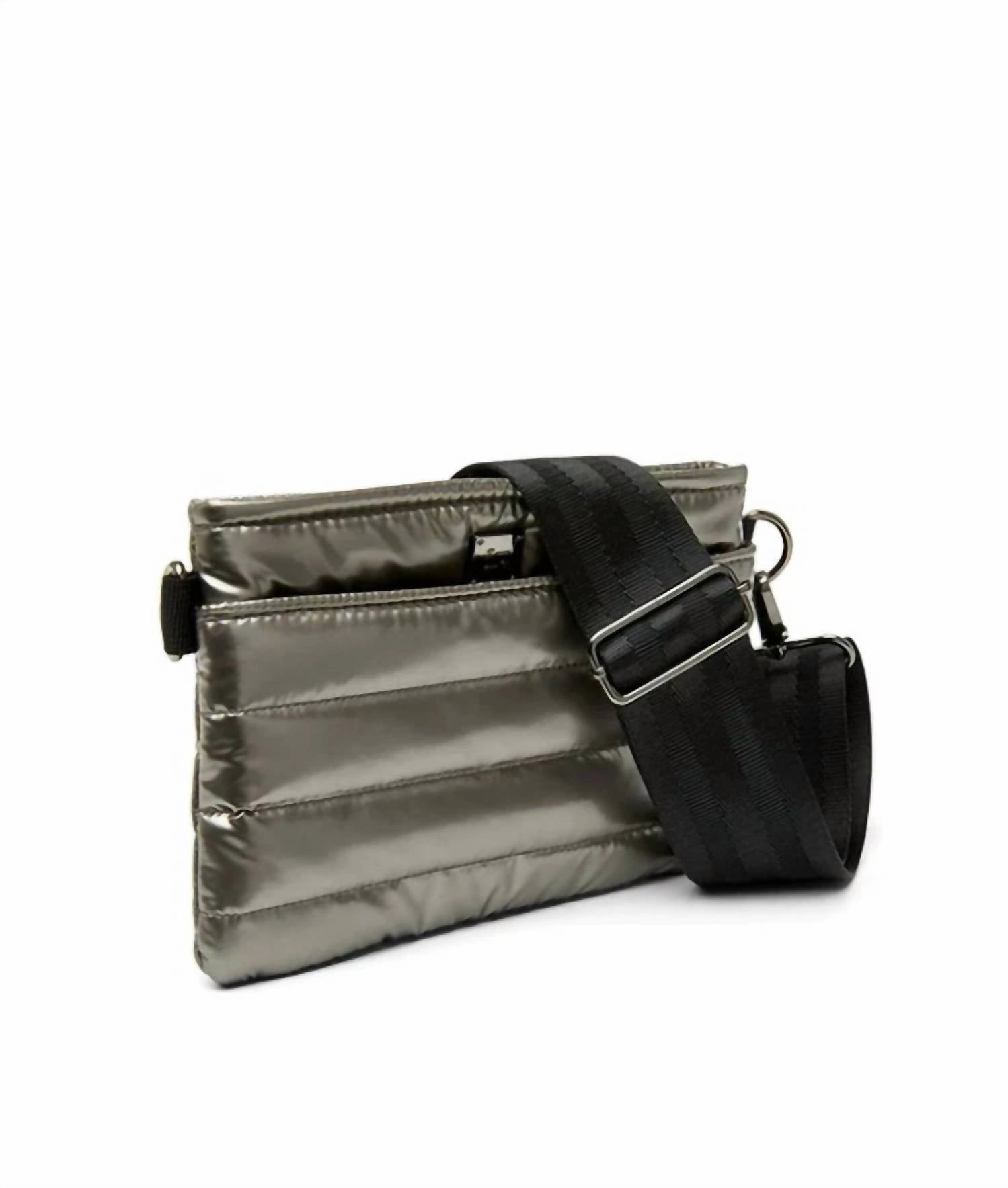 Women's Bum Bag/ Crossbody Bag In Steel Volterra
