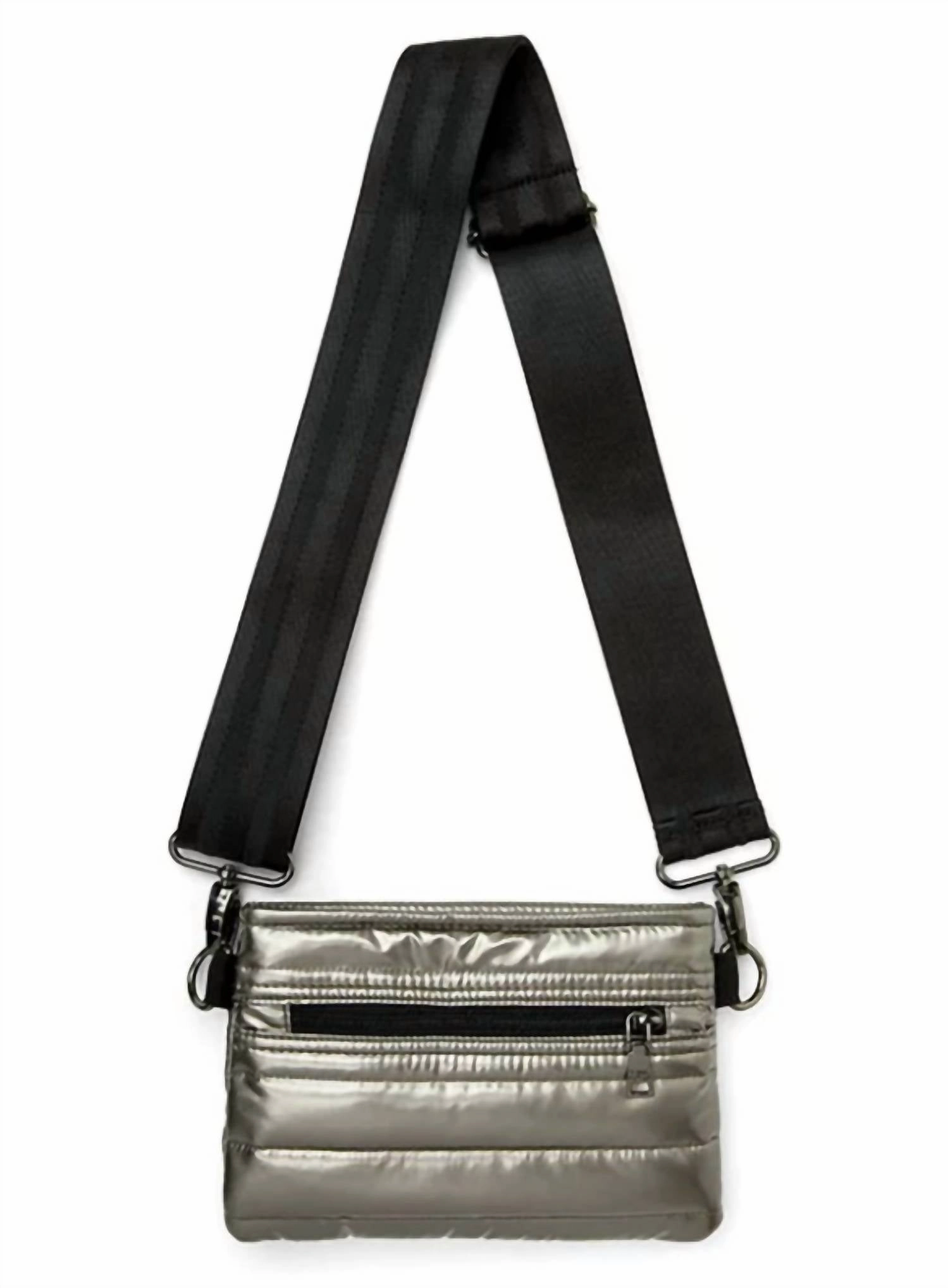 Women's Bum Bag/ Crossbody Bag In Steel Volterra