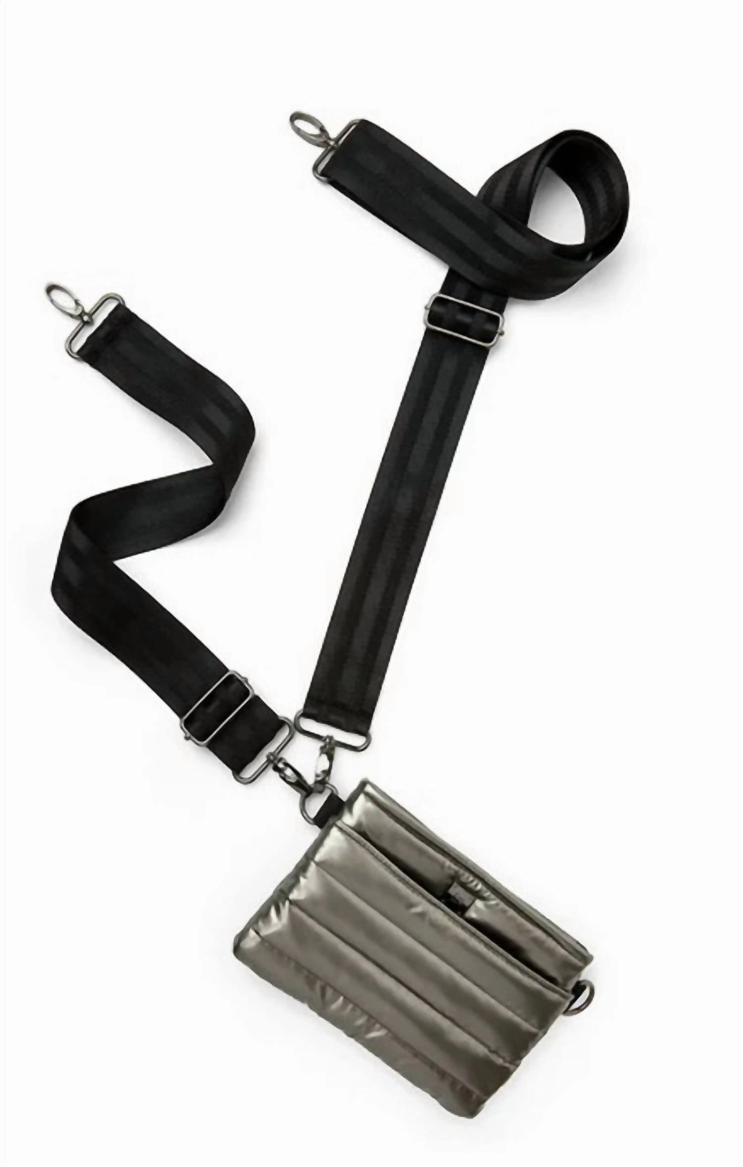 Women's Bum Bag/ Crossbody Bag In Steel Volterra