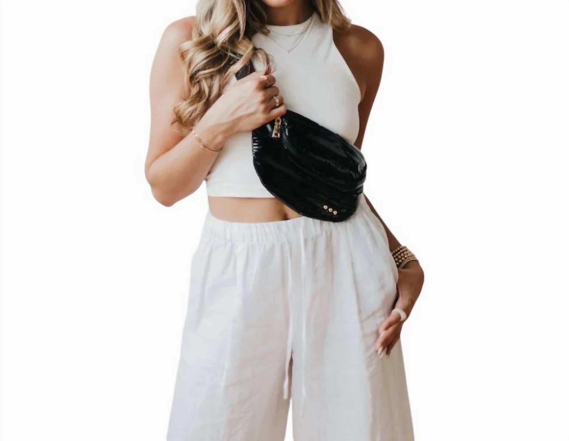 Women's Bum Bag In Black