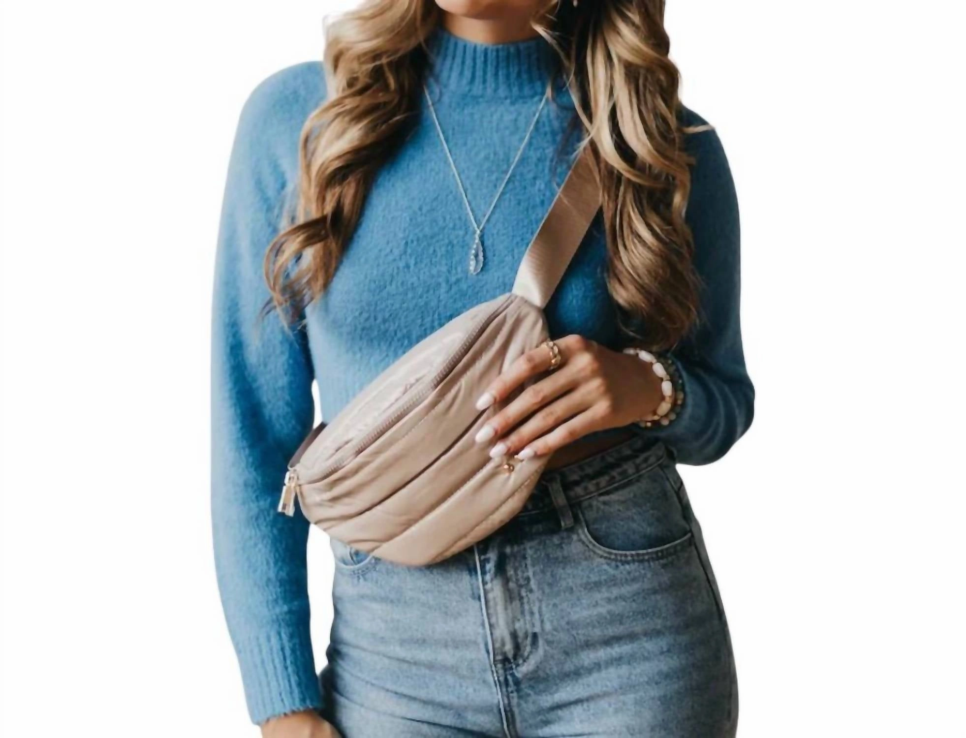 Women's Bum Bag In Taupe