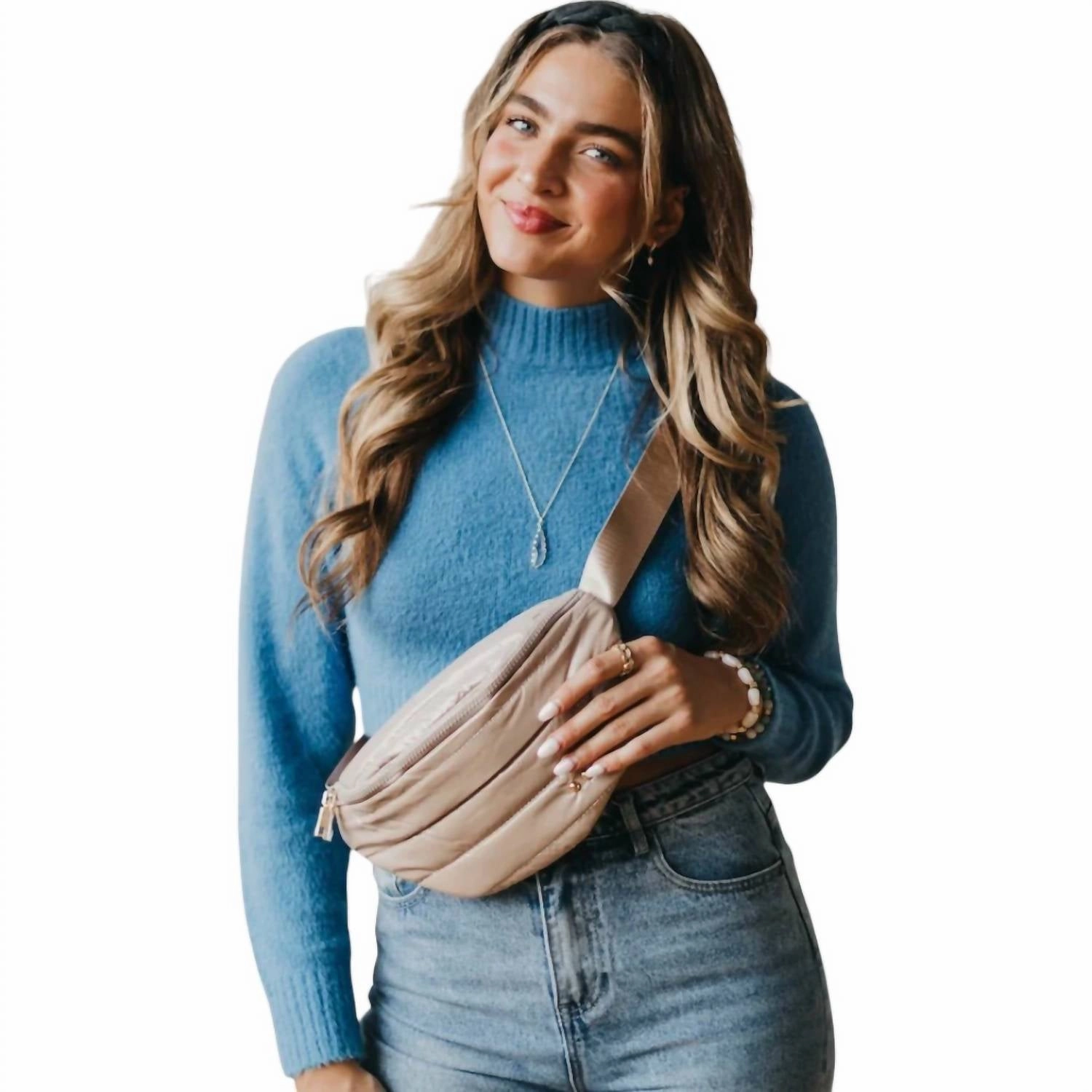Women's Bum Bag In Taupe