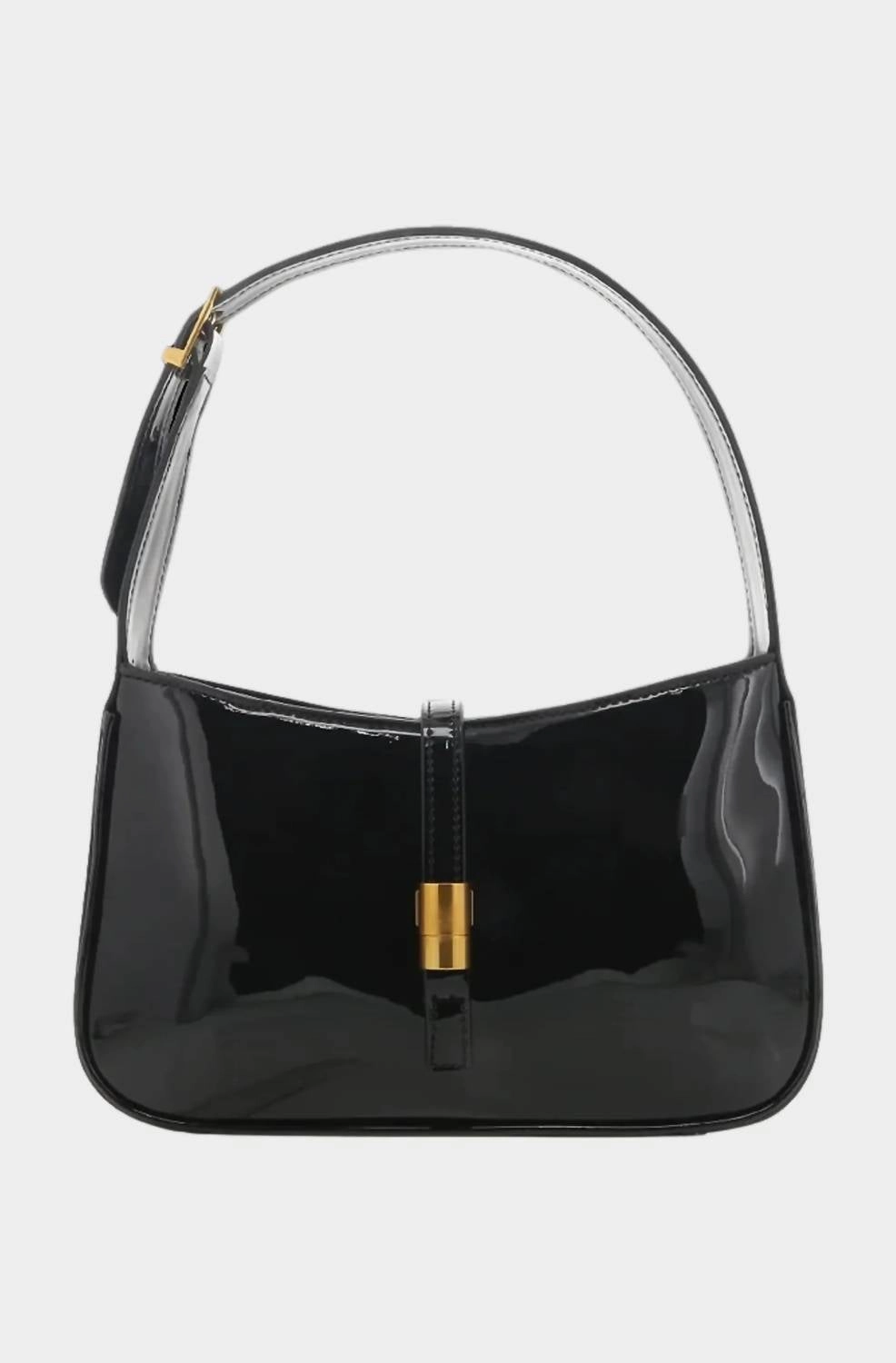 Women's Clara Shoulder Bag In Black Patent