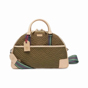 Women's Commuter Taylor Bag In Olive Green, Brown