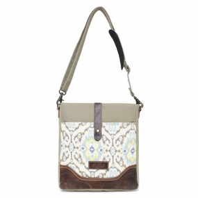Women's Crossbody Bag In Yellow/teal