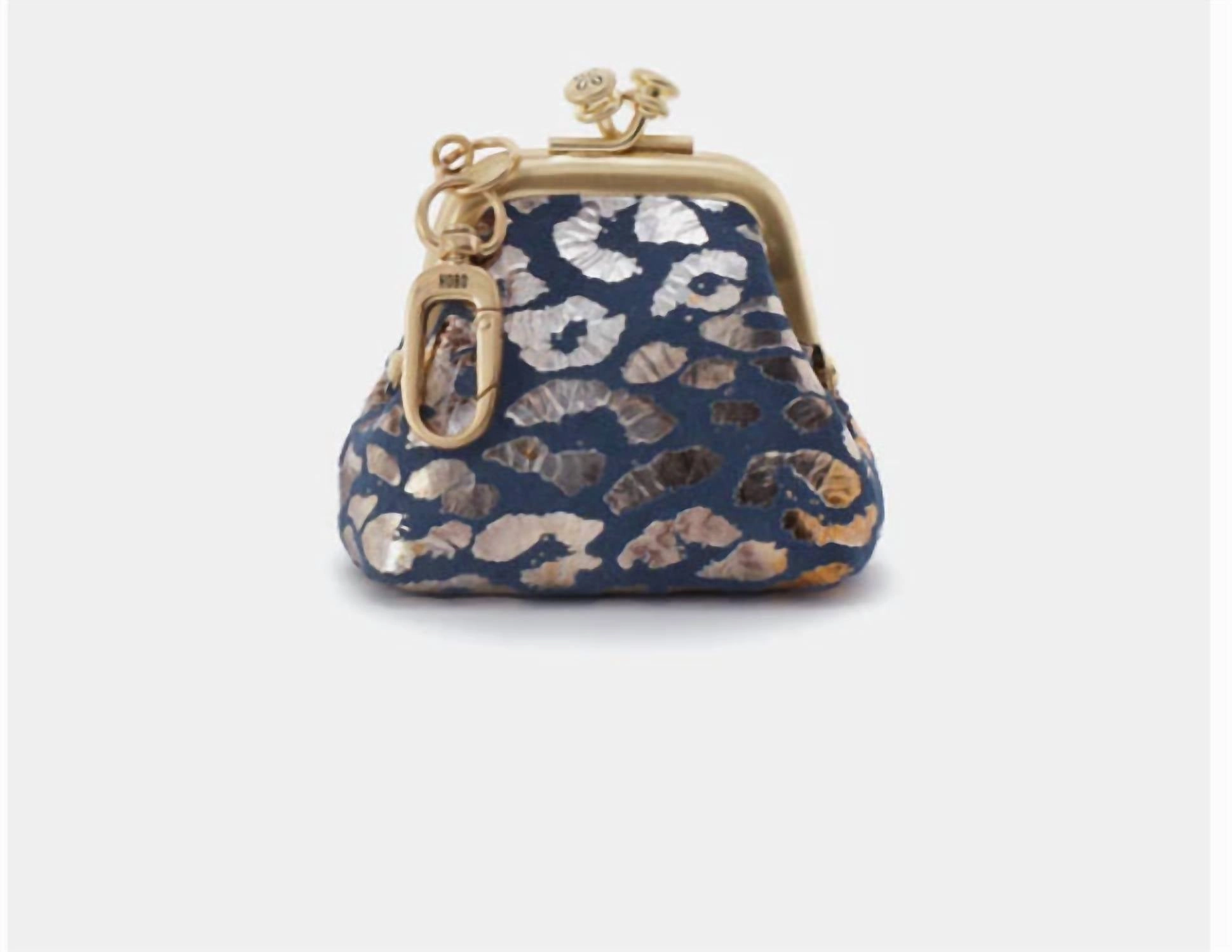 Women's Run Change Coin Pouch In Mirror Cheetah
