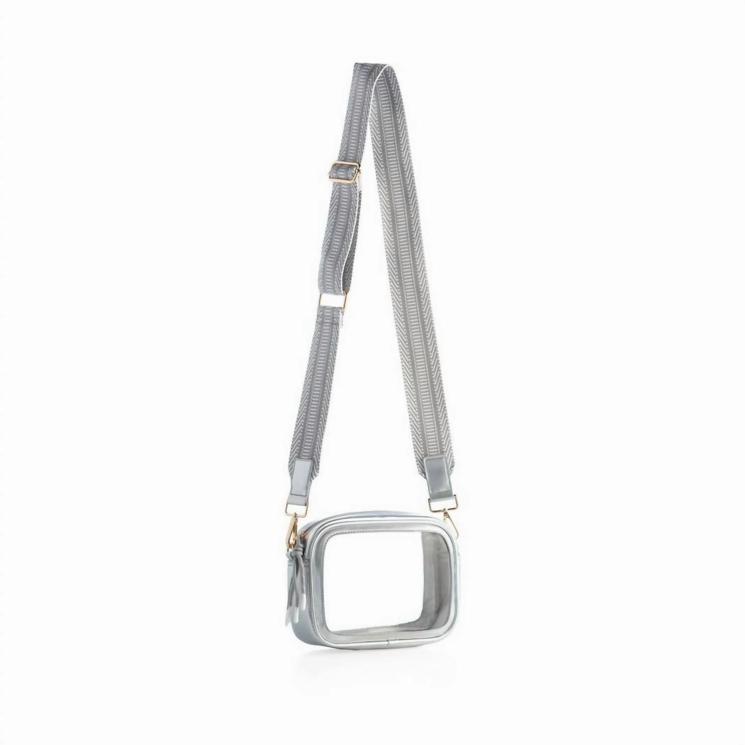 Women's Spectator Clear Crossbody Bag In Silver