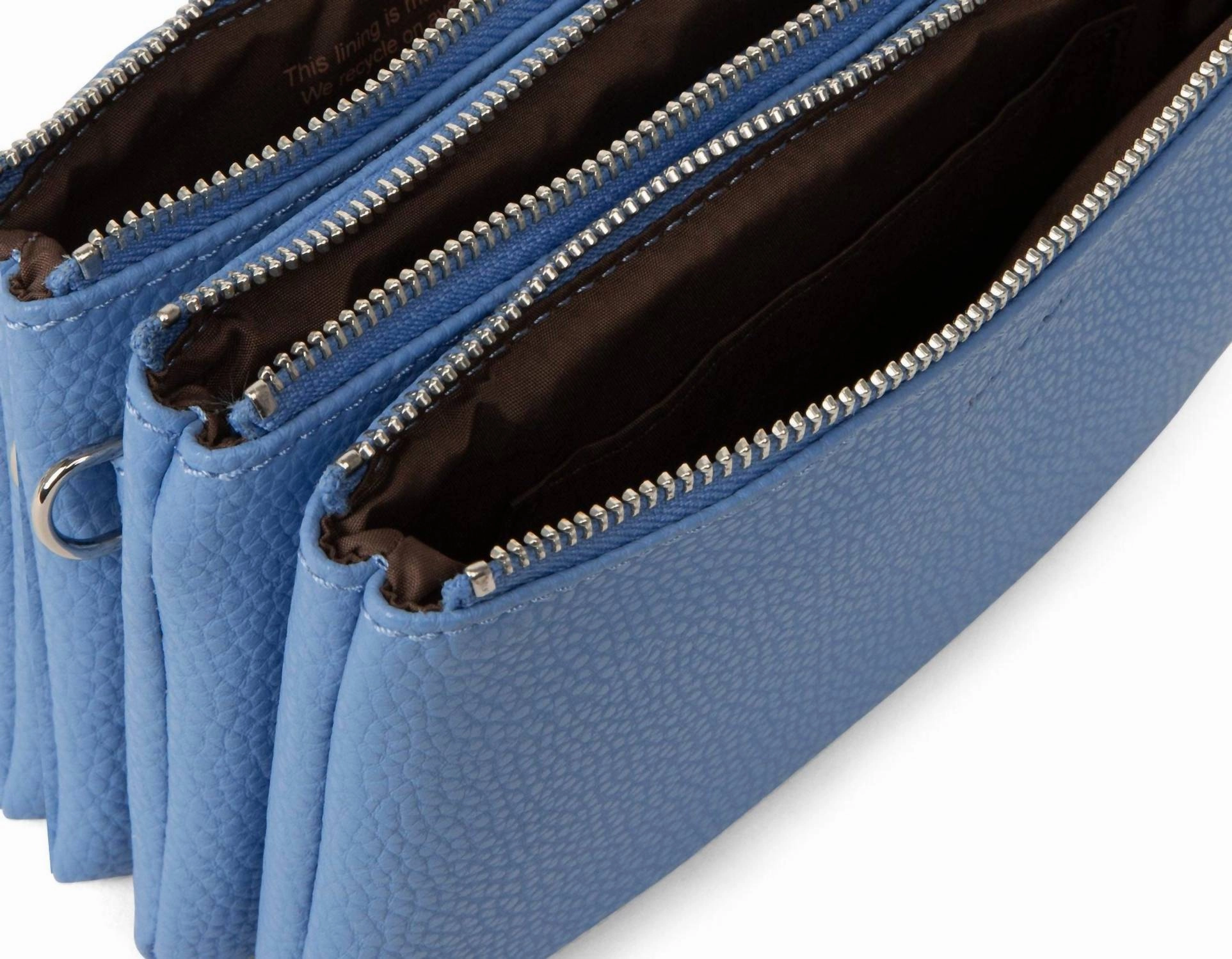 Women's Triplet Vegan Crossbody Bag In Coast