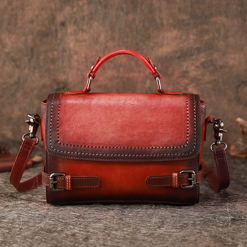Womens Leather Satchel Bag School Shoulder Bag Best Crossbody Purse for Ladies