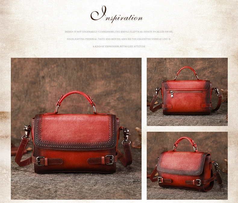 Womens Leather Satchel Bag School Shoulder Bag Best Crossbody Purse for Ladies