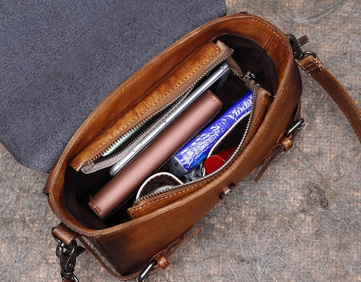 Womens Leather Satchel Bag School Shoulder Bag Best Crossbody Purse for Ladies