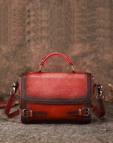 Womens Leather Satchel Bag School Shoulder Bag Best Crossbody Purse for Ladies