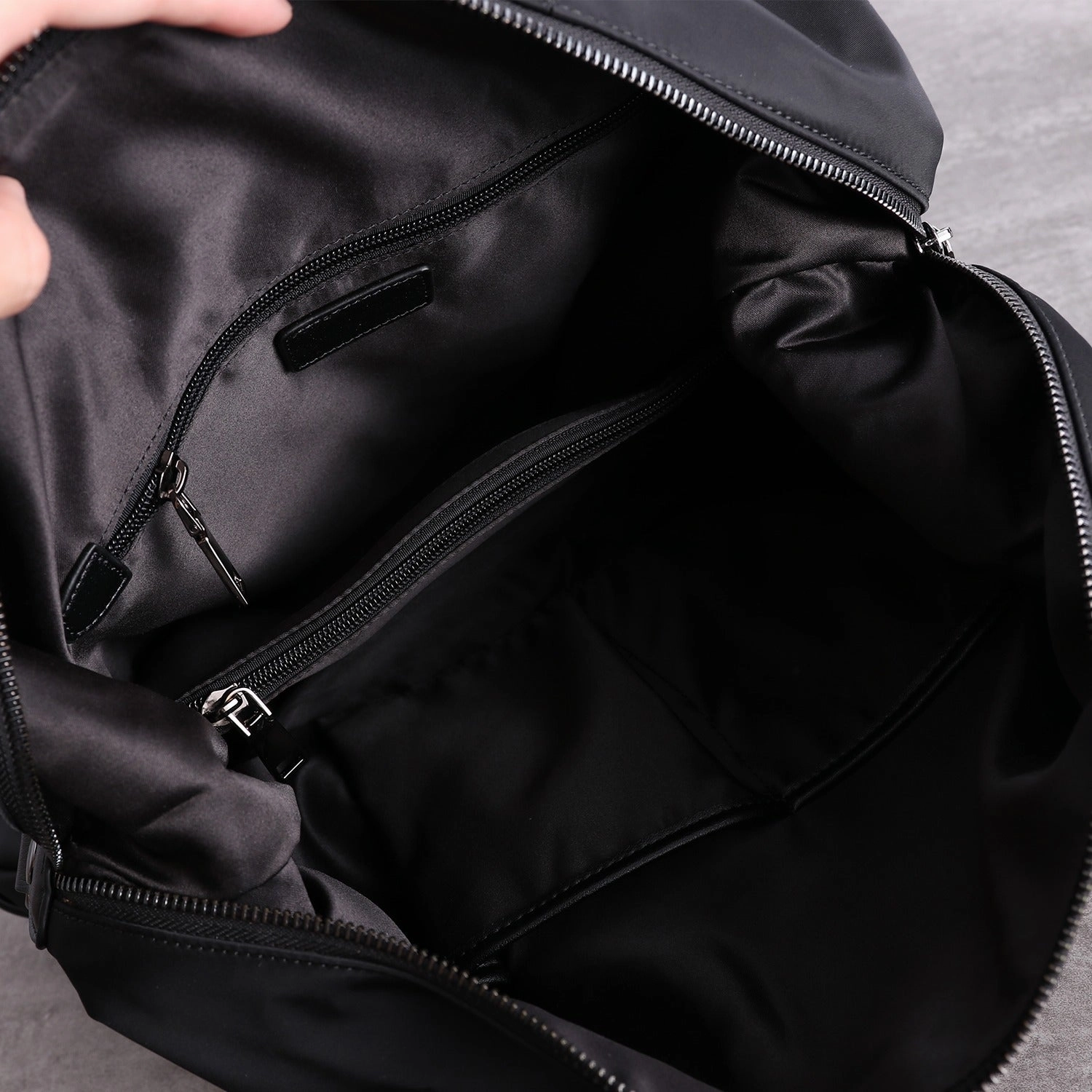Womens Nylon Leather Gym Shoulder Purse Womens Black Nylon Gym Purse Nylon Work Shoulder Purse for Ladies