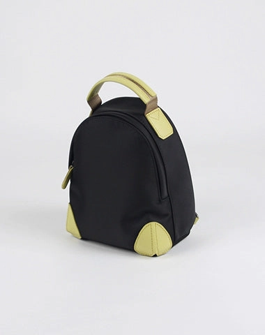 Womens Nylon Small Backpack Purse Khaki Convertible Crossbody Bag Nylon Backpack Shoulder Bag for Ladies