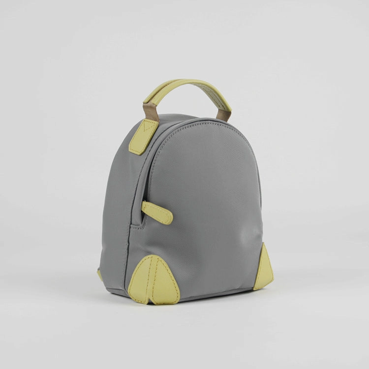 Womens Nylon Small Backpack Purse Khaki Convertible Crossbody Bag Nylon Backpack Shoulder Bag for Ladies