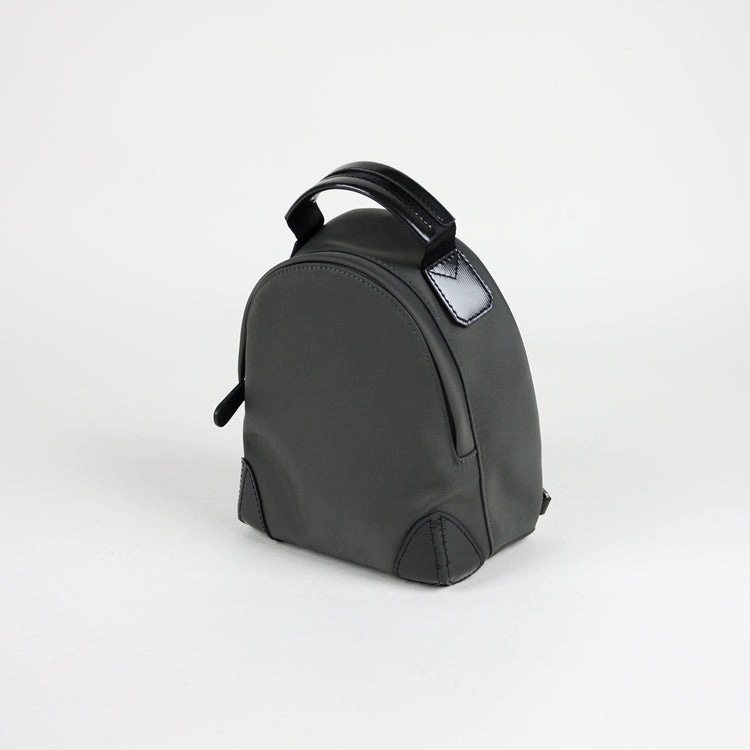 Womens Nylon Small Backpack Purse Khaki Convertible Crossbody Bag Nylon Backpack Shoulder Bag for Ladies