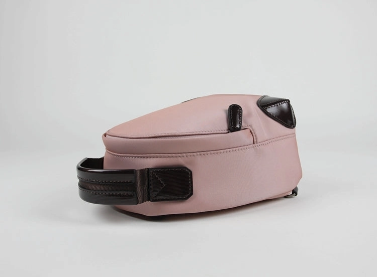 Womens Nylon Small Backpack Purse Khaki Convertible Crossbody Bag Nylon Backpack Shoulder Bag for Ladies