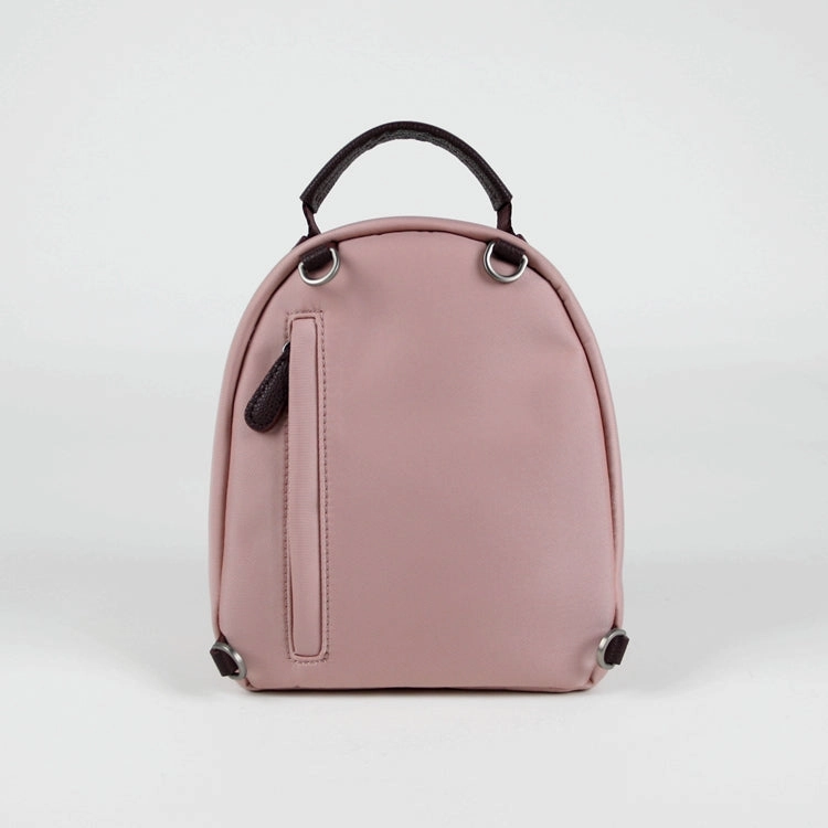 Womens Nylon Small Backpack Purse Orange Brown Convertible Crossbody Bag Nylon Backpack Shoulder Bag for Ladies