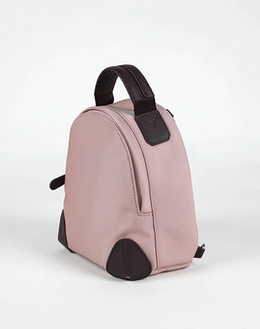 Womens Nylon Small Backpack Purse Orange Brown Convertible Crossbody Bag Nylon Backpack Shoulder Bag for Ladies