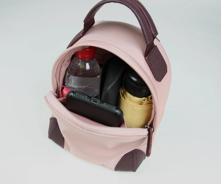 Womens Nylon Small Backpack Purse Orange Brown Convertible Crossbody Bag Nylon Backpack Shoulder Bag for Ladies