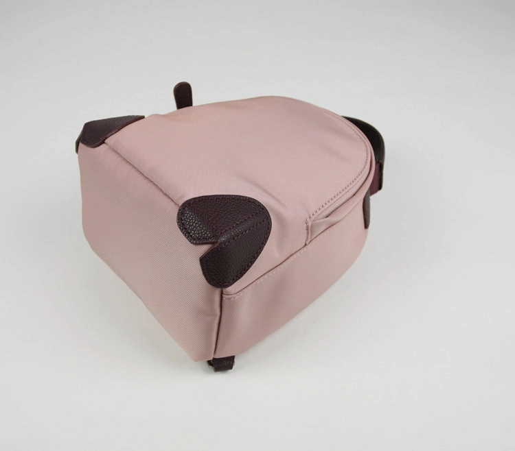 Womens Nylon Small Backpack Purse Wine Convertible Crossbody Bag Nylon Backpack Shoulder Bag for Ladies