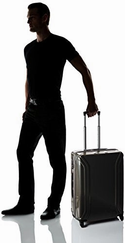 Zero Halliburton Air Ii 23 Inch 4 Wheel Sinner Travel Case, Black, One Size