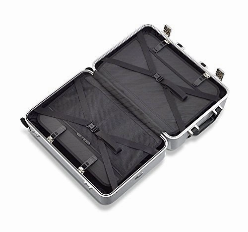 Zero Halliburton Classic Polycarbonate 2.0 22" Carry On Travel Case in Black