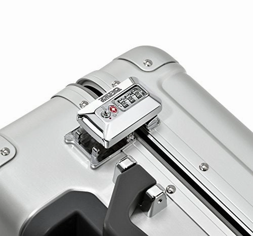 Zero Halliburton Geo Aluminum 3.0 17" Wheeled Travel Case Zrg2517 (Silver)
