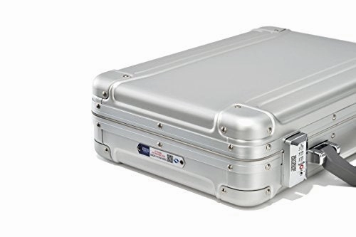 Zero Halliburton Geo Aluminum 3.0 Large Attach Briefcase, Silver, One Size