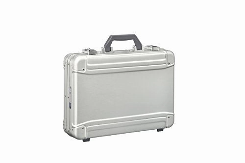 Zero Halliburton Geo Aluminum 3.0 Large Attach Briefcase, Silver, One Size