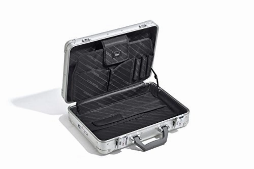 Zero Halliburton Geo Aluminum 3.0 Large Attach Briefcase, Silver, One Size