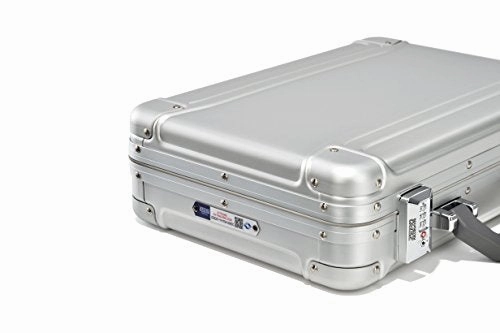 Zero Halliburton Geo Aluminum 3.0 Small Attach Briefcase, Silver, One Size